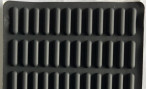 Resbalón anti Universalised pies de la goma de silicona debajo del teclado L20*W5*T2.4 milímetro