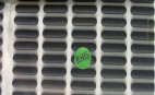 Resbalón anti Universalised pies de la goma de silicona debajo del teclado L20*W5*T2.4 milímetro