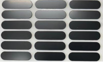 Estera da alta temperatura negra del silicón, cojín de goma del resbalón anti del teclado