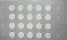 0.9mm Rondo Gaming Mouse Skates UPE y PTFE Superficie lisa borde redondo