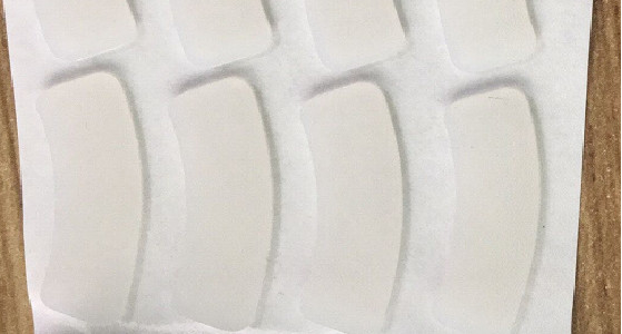 Cojín de goma de silicona translúcido del auricular de Bluetooth 0.05m m densamente