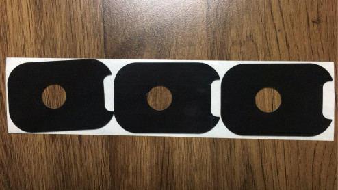 Poliuretano teñido negro DGC181220013Y 5.0m m de la absorción nana para la caja de altavoz