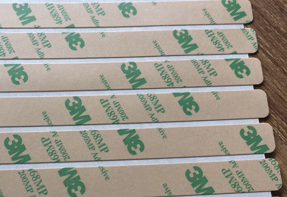 ASTM D3330 probó el acrílico claro echado a un lado doble de la cinta adhesiva 468