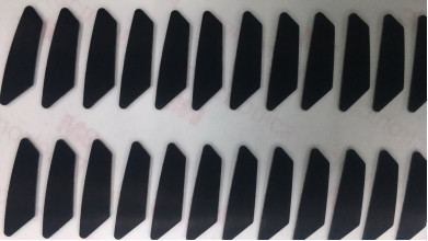 La suavidad cortó la cinta con tintas adhesiva PTFE desliza la película del PTFE UPE de los cojines incluida