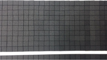 El cortar con tintas plástico del molde del cuadrado del rollo negro ignífugo 4*4m m de Mylar