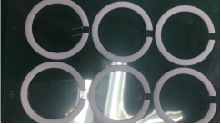 junta médica blanca de la máquina del anillo de goma de silicona de la densidad 2.3290g/Cm3 0.05m m