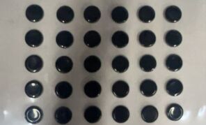 DIY PTFE Patas de ratón Patines de ratón Puntos 0,7-0,8 mm espesor 9448 Adhesivos