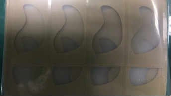 difusor translúcido cortado con tintas 0.50m m de la luz del PVC de los productos con la cinta adhesiva doble