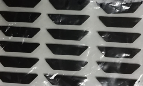 Orilla anti de Matt Silicone Rubber Pad Hardness del resbalón que un fenol del filo 70 probó