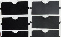 Tereftalato de polietileno fino negro Mylar en teclado de ordenador