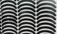 Curva negro PTFE ratón patines Patas de ratón Dimensión 43 * 8 * 0,8 mm