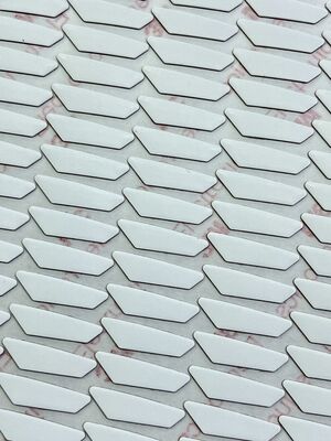 Patines de ratón para juegos de PTFE de rombo blanco, 9448HK adhesivo resistente a altas temperaturas