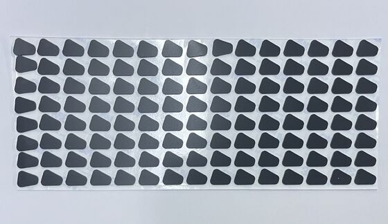 Pés de goma de silicona autoadhesivo triangular con cinta original 3M9448A, almohadillas antiderrapante para teclado y electrónica