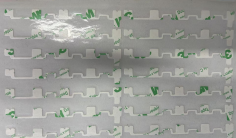 humedad cortada con tintas 0.05m m adhesiva del trazador de líneas de la cinta PCK Layflat de 3M 467 resistente