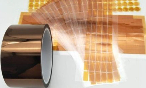 0.08m m Brown cortaron el solo material echado a un lado del ANIMAL DOMÉSTICO con tintas del Polyimide de la cinta adhesiva