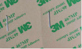 humedad cortada con tintas 0.05m m adhesiva del trazador de líneas de la cinta PCK Layflat de 3M 467 resistente