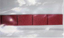 forma rígida roja cortada con tintas 0.25m m del aislamiento de papel de la fibra del algodón de la pulpa de madera de Mylar