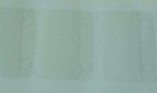 protector anti de la pantalla del PVC de la dureza 40 de la orilla de la película plástica del rasguño 20MPA de 0.05m m