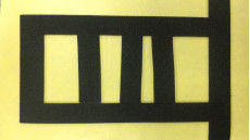 tira de encargo de 0.3m m EVA Thin Craft Foam Inner que cubre la certificación de UL94 HBF