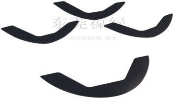 patines des alta temperatura oscuros del deslizamiento de 0.7m m Grey Mouse Feet PTFE UPE